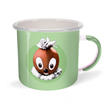 Trötsch -  Unser Sandmännchen - Emaille Tasse Pittiplatsch
